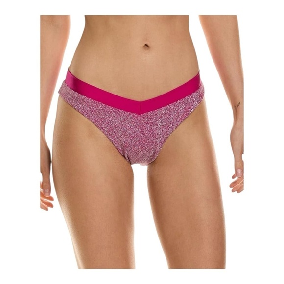 Trina Turk Cosmos M Bar Halter Bikini Top/Banded Hipster Bikini Bottoms NWT - Picture 4 of 8